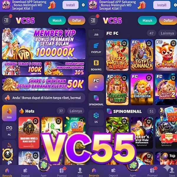 VC55 Slot Anti Rungkad Indonesia